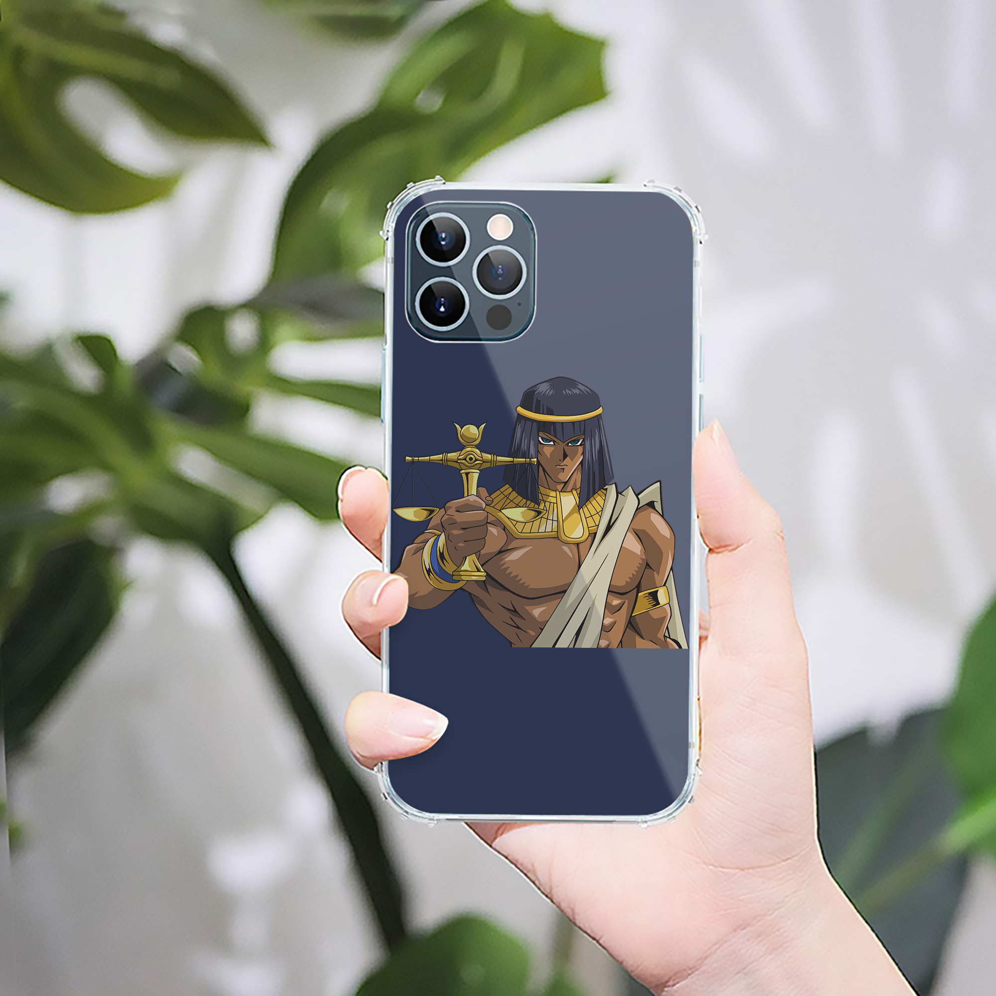 （画像用） 遊☆戯☆王 Yu-Gi-Oh! 【iPhone 12シリーズ対応】透明スマホケース（クリアソフトケース）